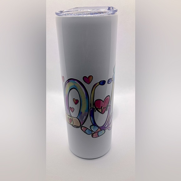 HANDMADE NURSE LIFE 20OZ SKINNY TUMBLER - Picture 4 of 6